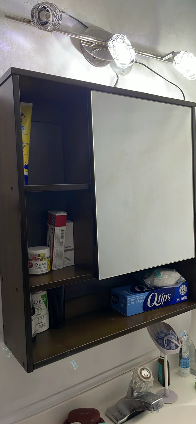 Bamboo Wall Mounted Bathroom Cabinet