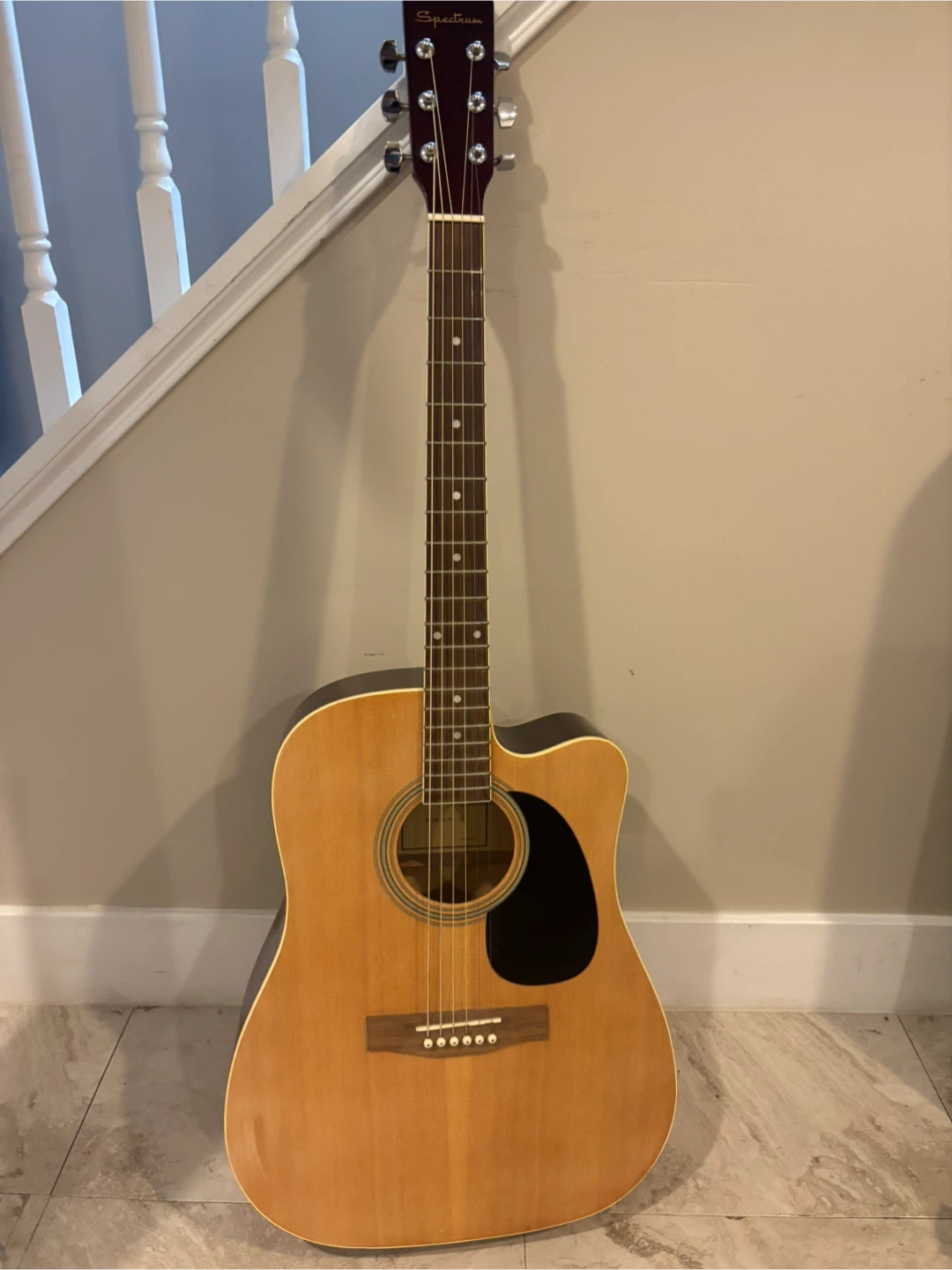 Spectrum Acoustic Guitar with Case - photo 3