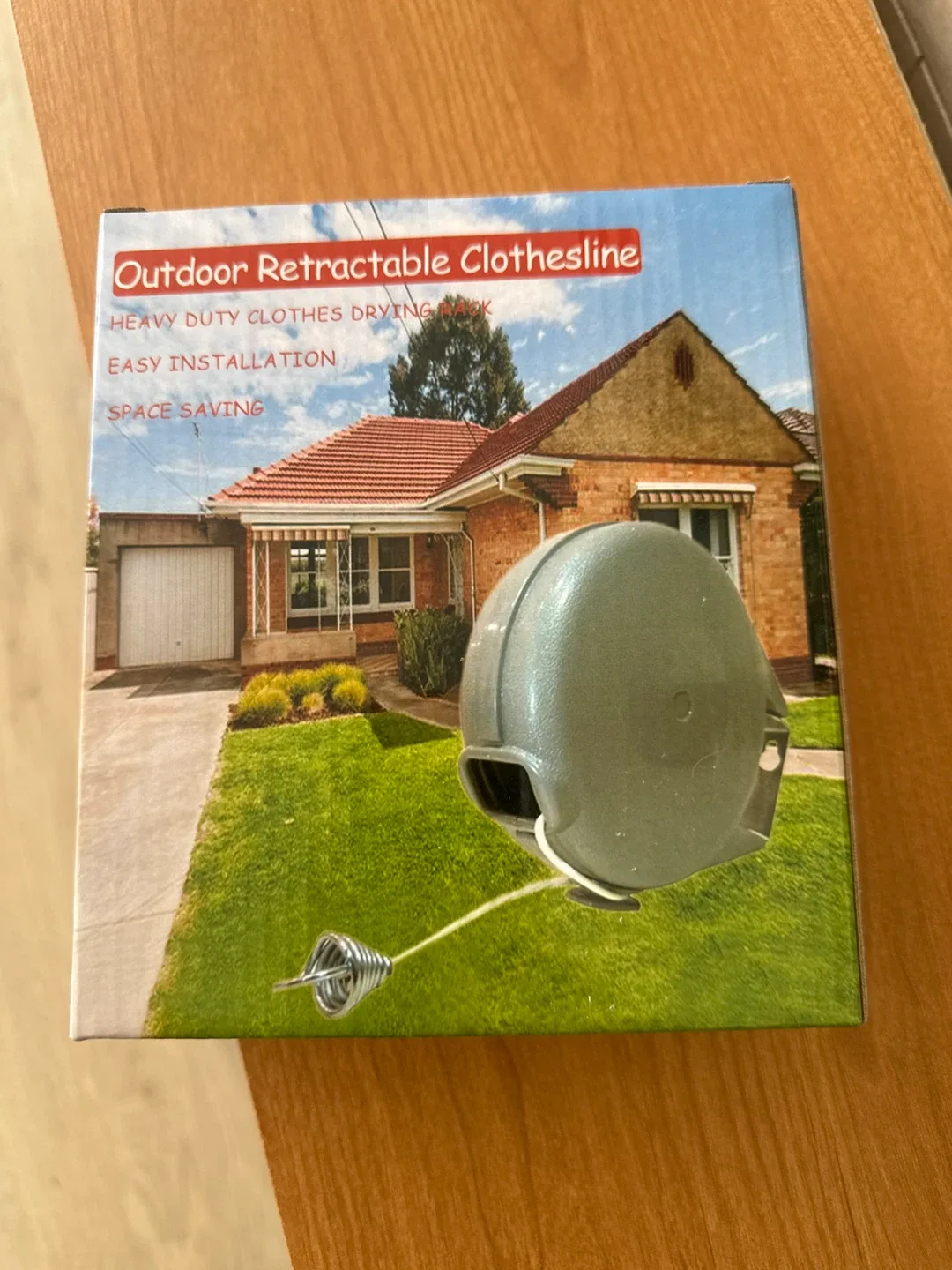 Outdoor Retractable Clothesline - Heavy Duty thumbnail