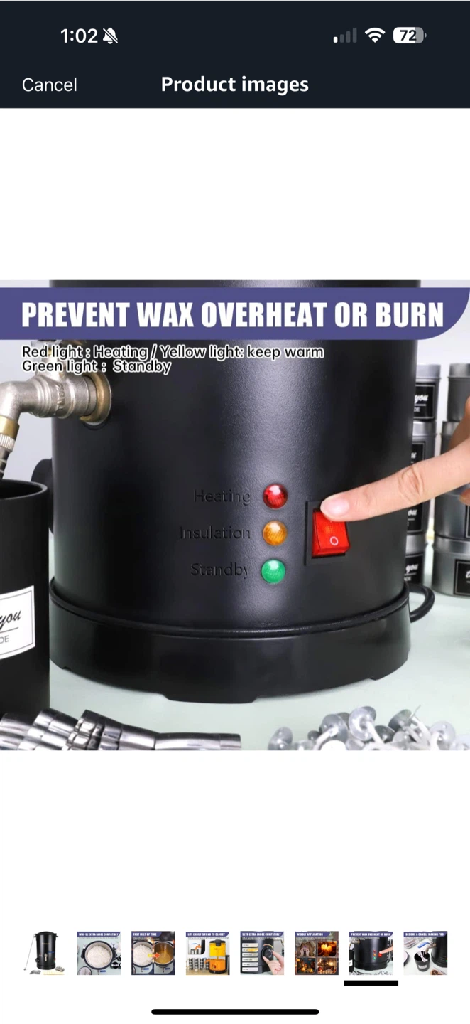 ToAuto 5LTR Wax Melting Pot - photo 2