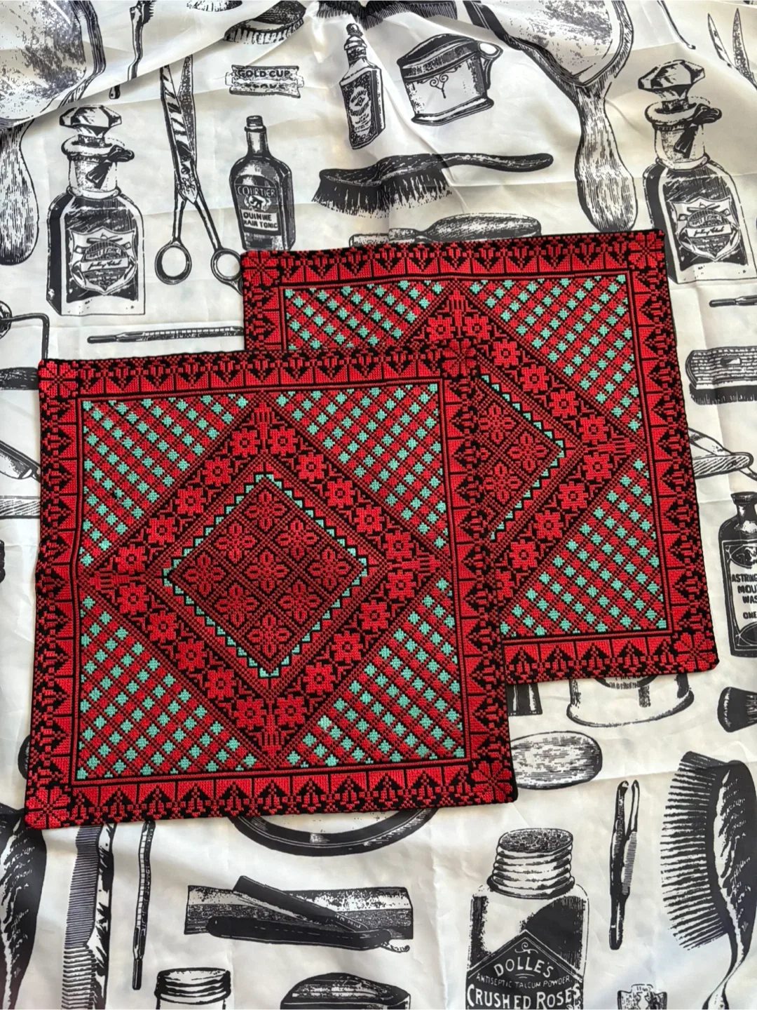 Brand new Palestinian Tatreez Embroidery throw pillow cover thumbnail