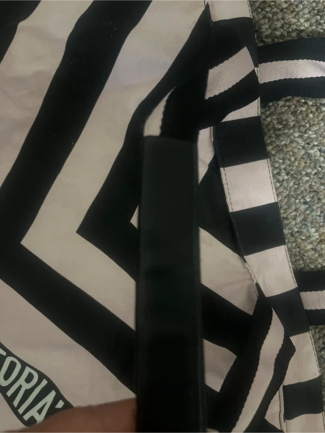 Victoria's Secret Tote Bag - Black & White image indicator(5)