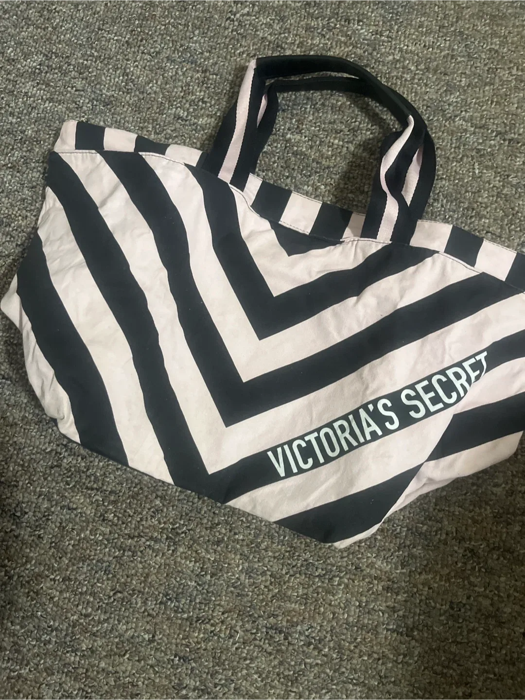 Victoria's Secret Tote Bag - Black & White thumbnail