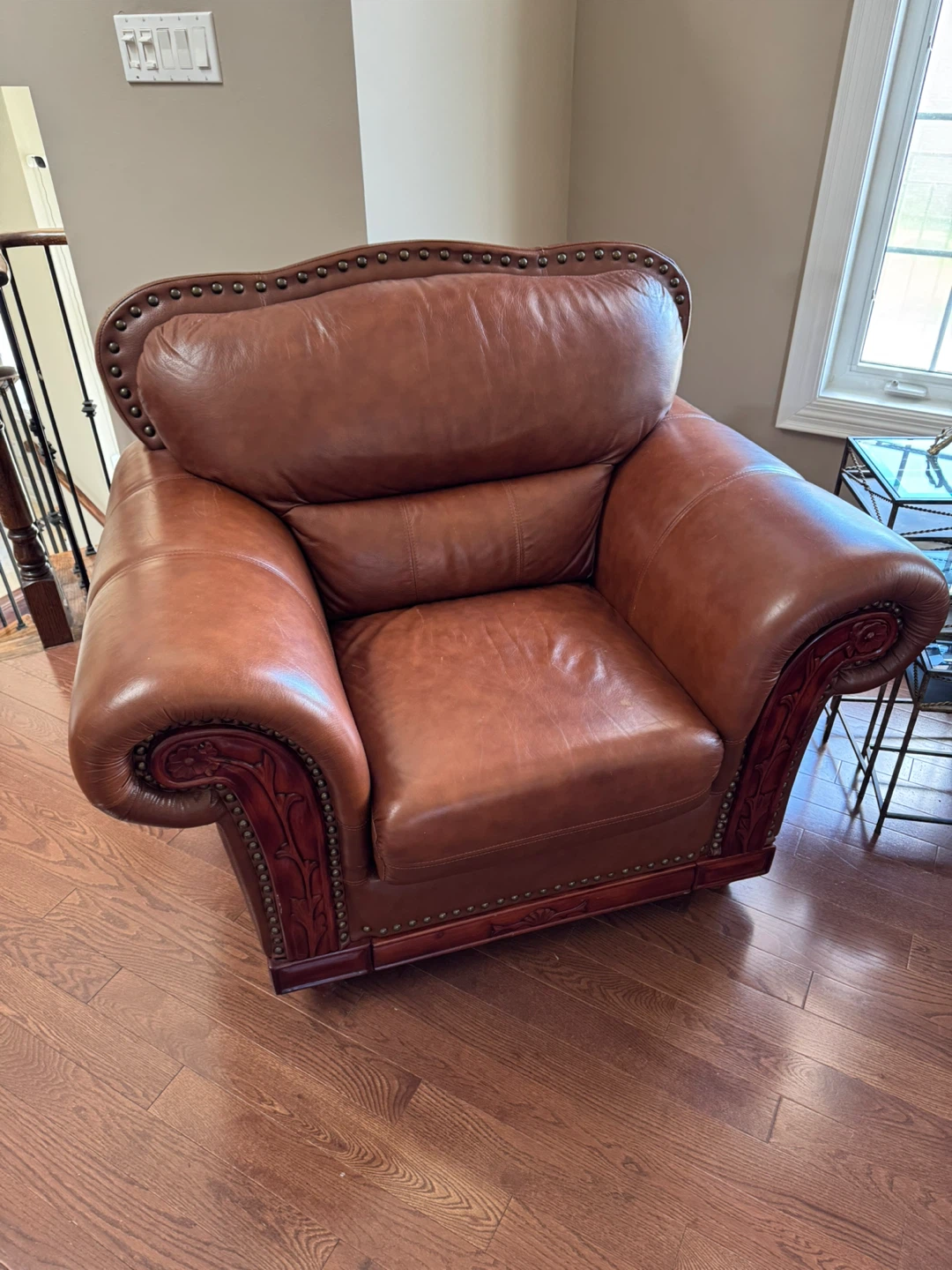 Leather Sofa Set - Chair, Loveseat, Sofa - photo 3