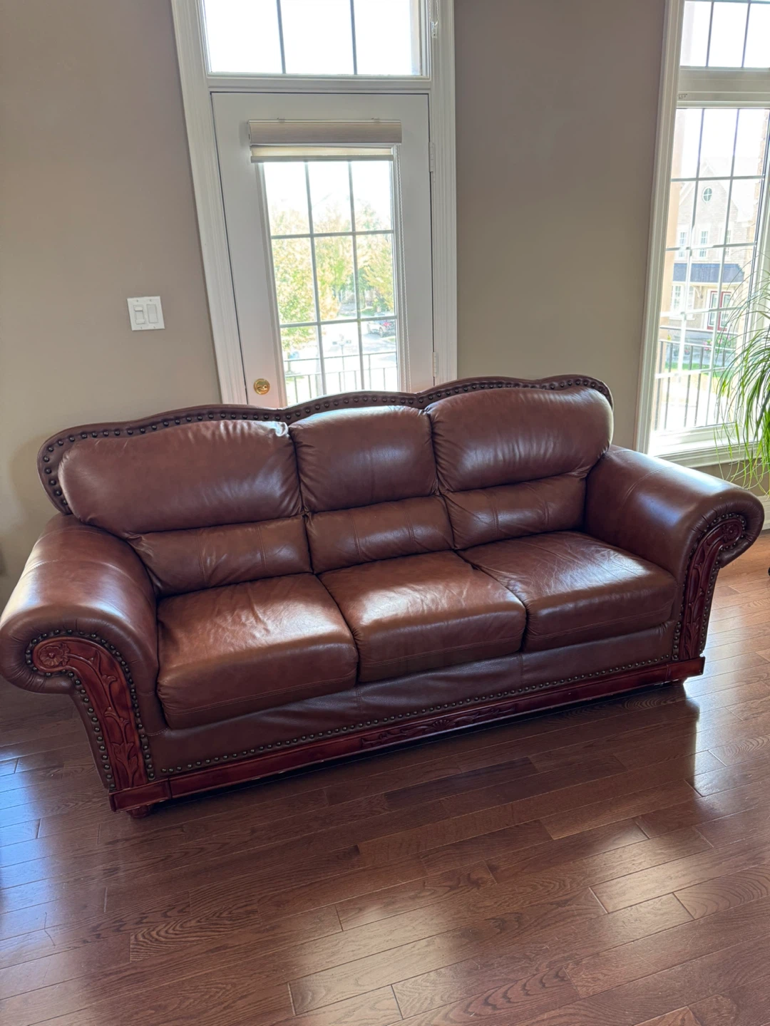 Leather Sofa Set - Chair, Loveseat, Sofa