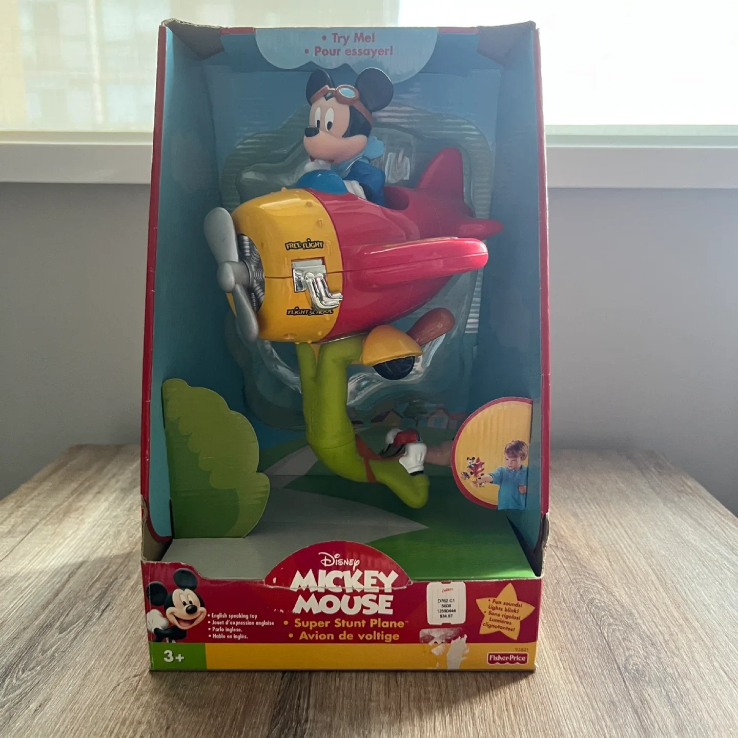 Vintage 2000 Fisher Price Mattel Mickey Mouse Toy thumbnail
