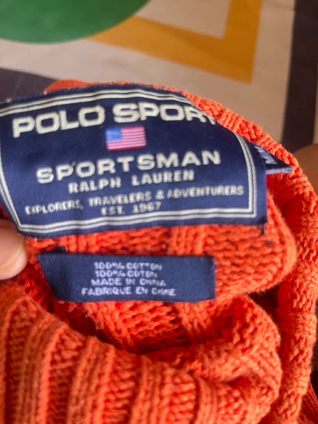 Polo Sport Ralph Lauren Orange Sweater - M/M image indicator(3)