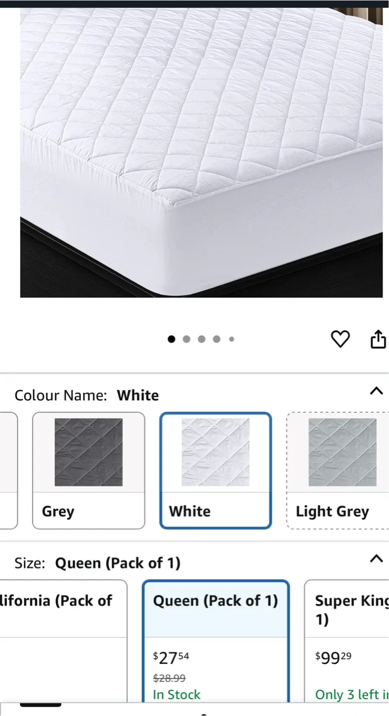 Utopia Mattress Pad  (queen full and twin)  NEW image indicator(6)