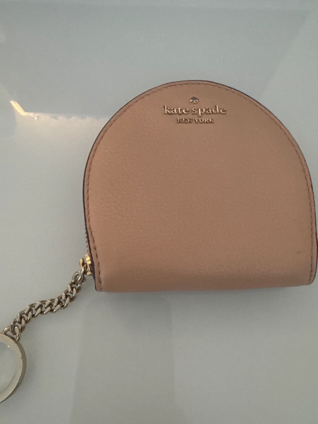 Kate Spade Beige pink Coin Purse thumbnail
