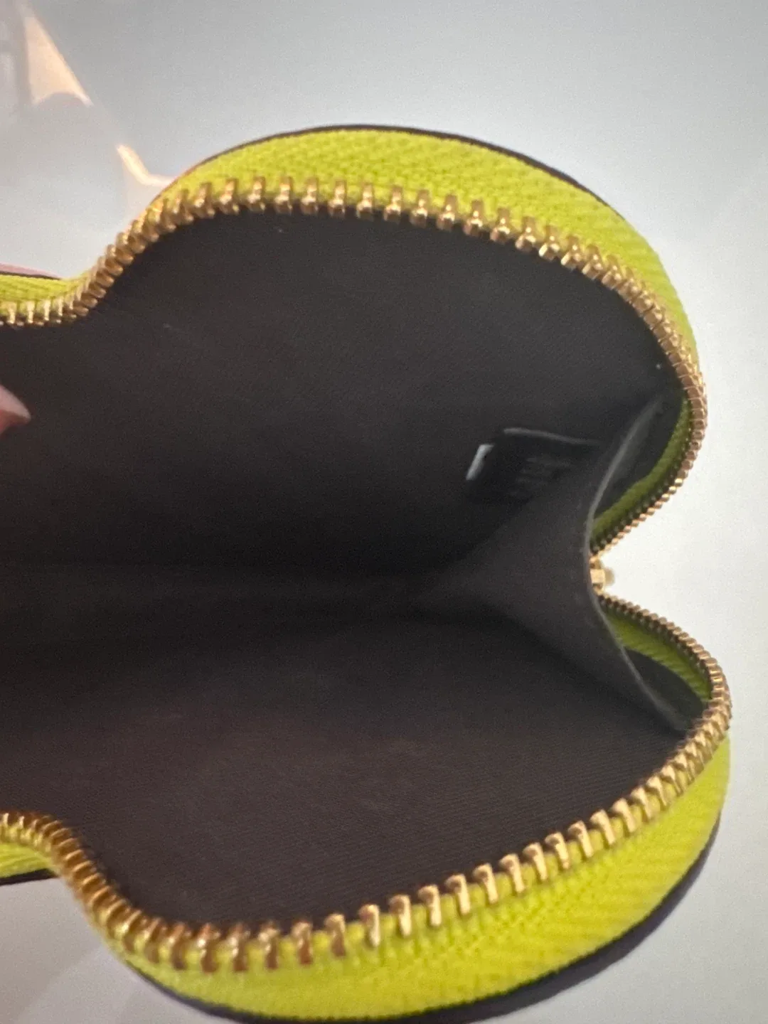 Coach Heart Coin Purse - Neon Yellow image indicator(3)