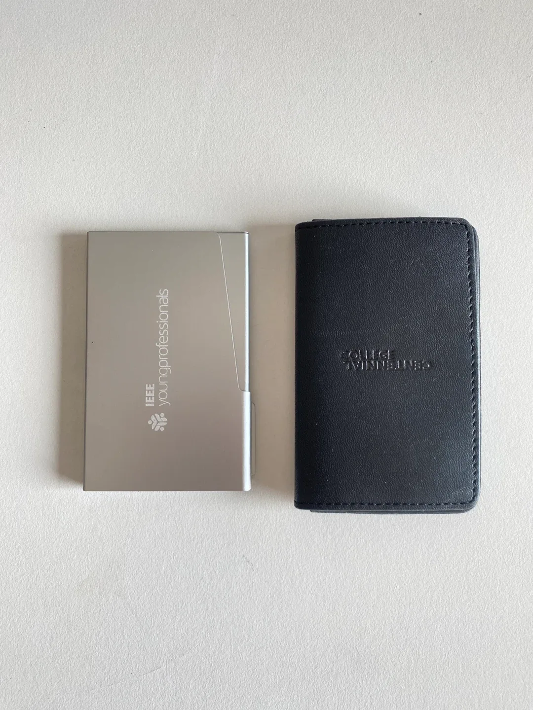 Leather & Metal Business Card Holders - Set of 2 image indicator(3)