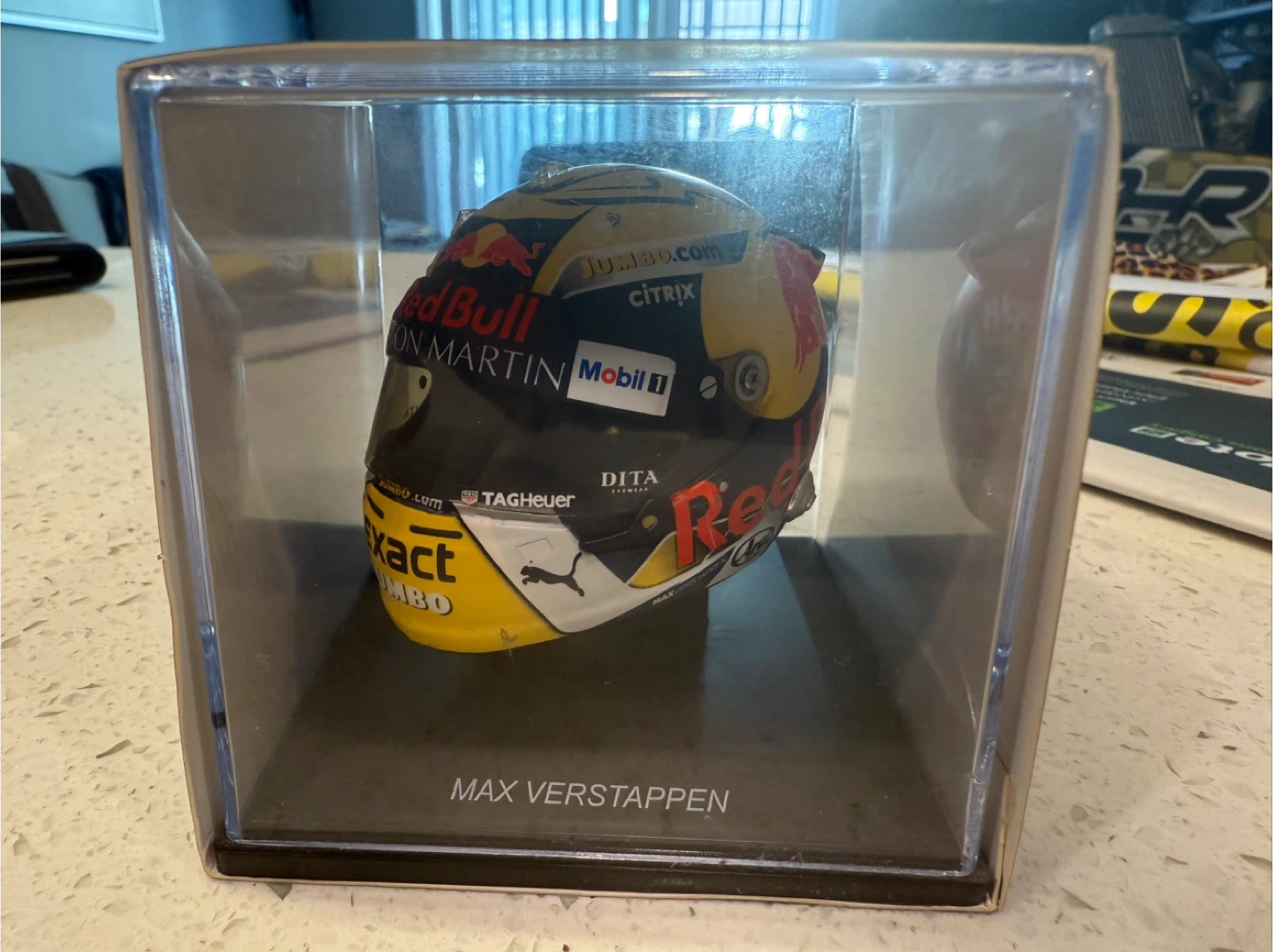 1/5 scale Red Bull Racing Max Verstappen Helmet 2018 Austrian GP