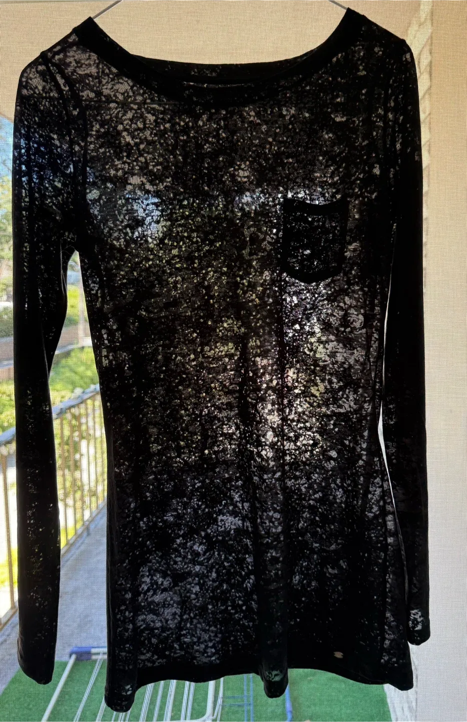 Armani Exchange Black Long Sleeve Shirt - Size M thumbnail