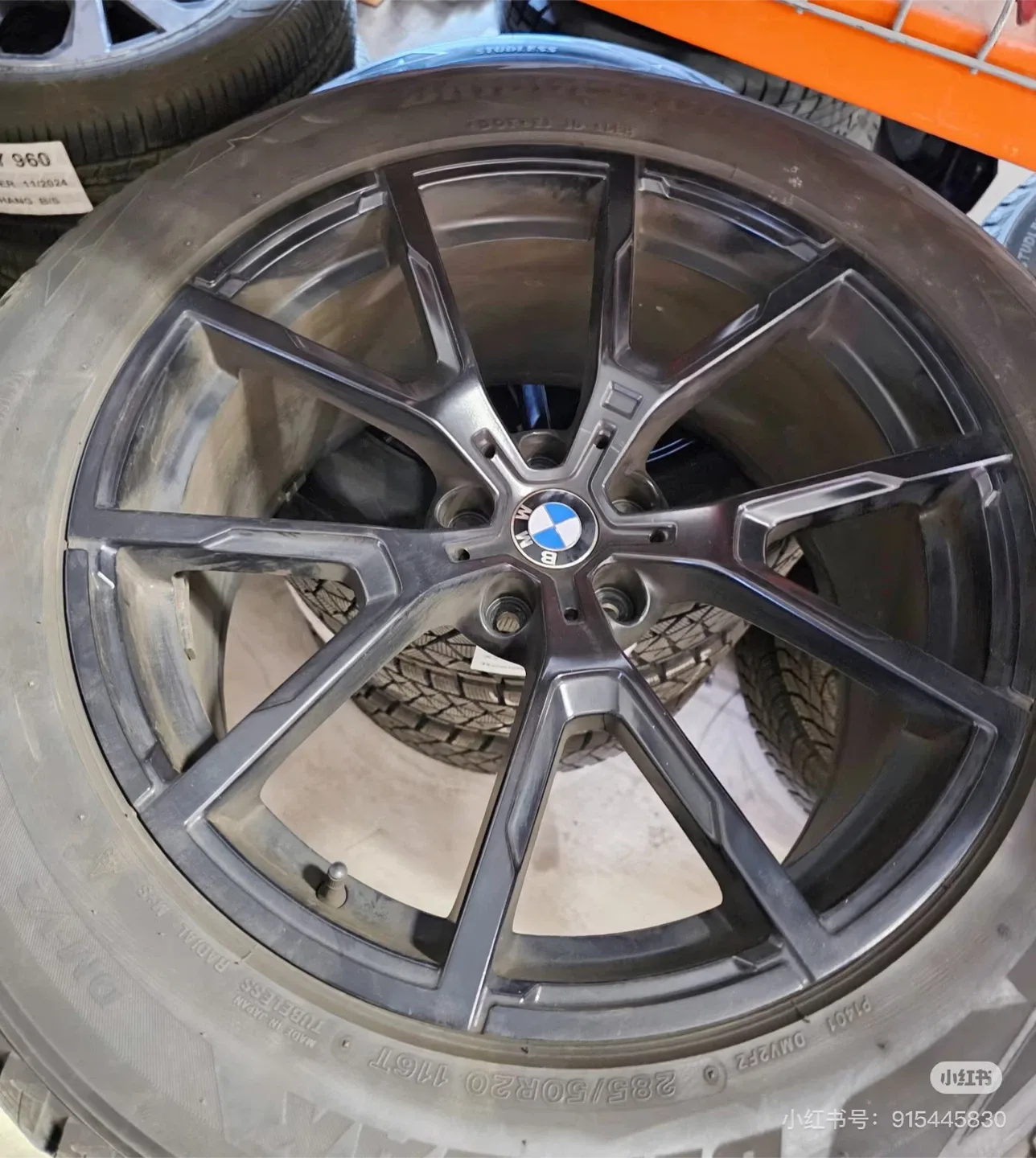 BMW X7 winter tires with rims thumbnail