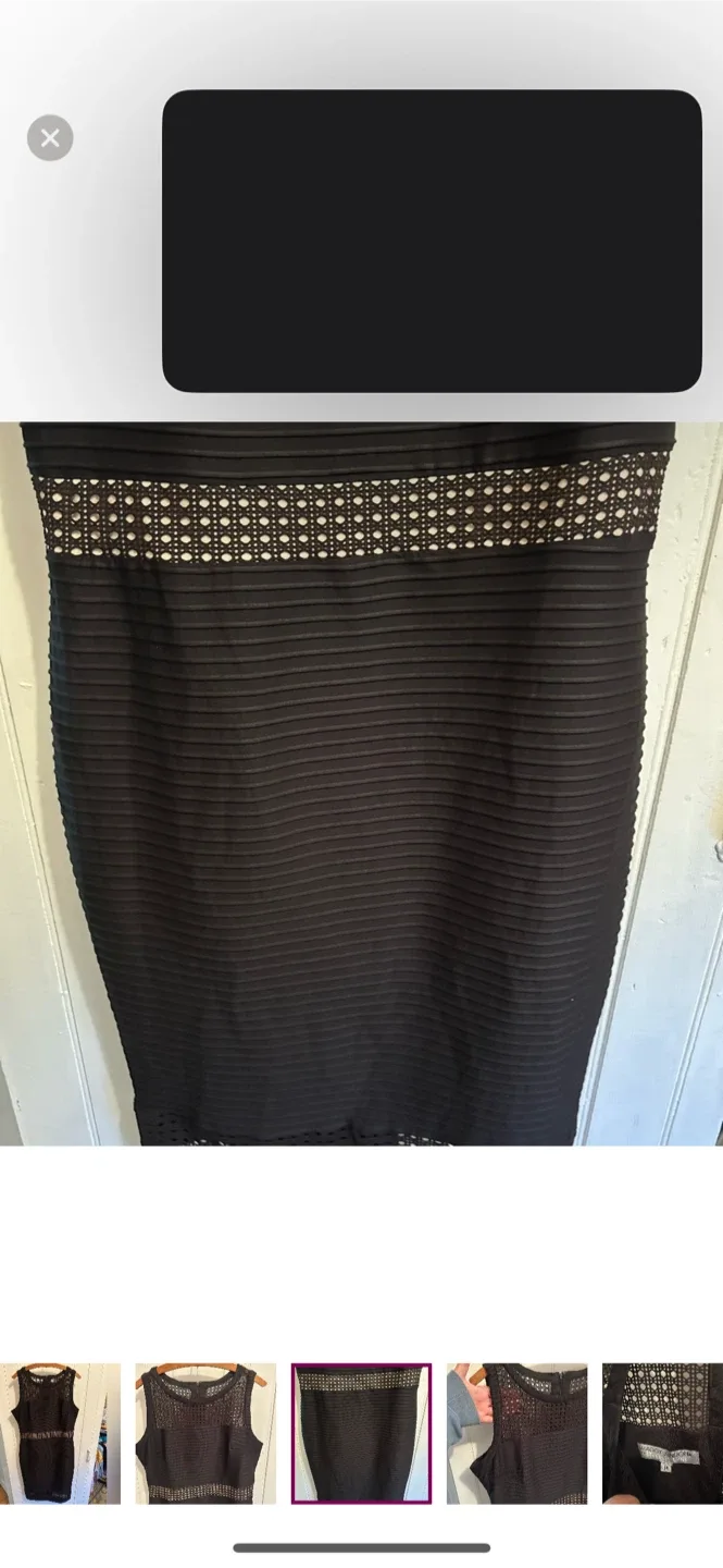 Maggy London from Melanie lyne Black Dress Size 14 image indicator(3)