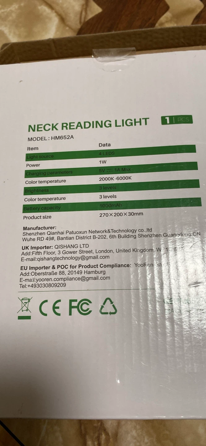 Neck Reading Light HM652A - photo 2