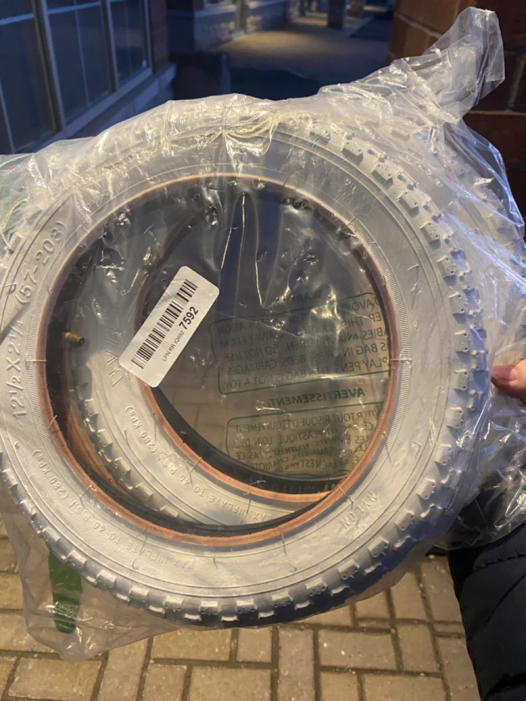 New 12 1/2 x 2 1/4 Bicycle Tire - photo 2