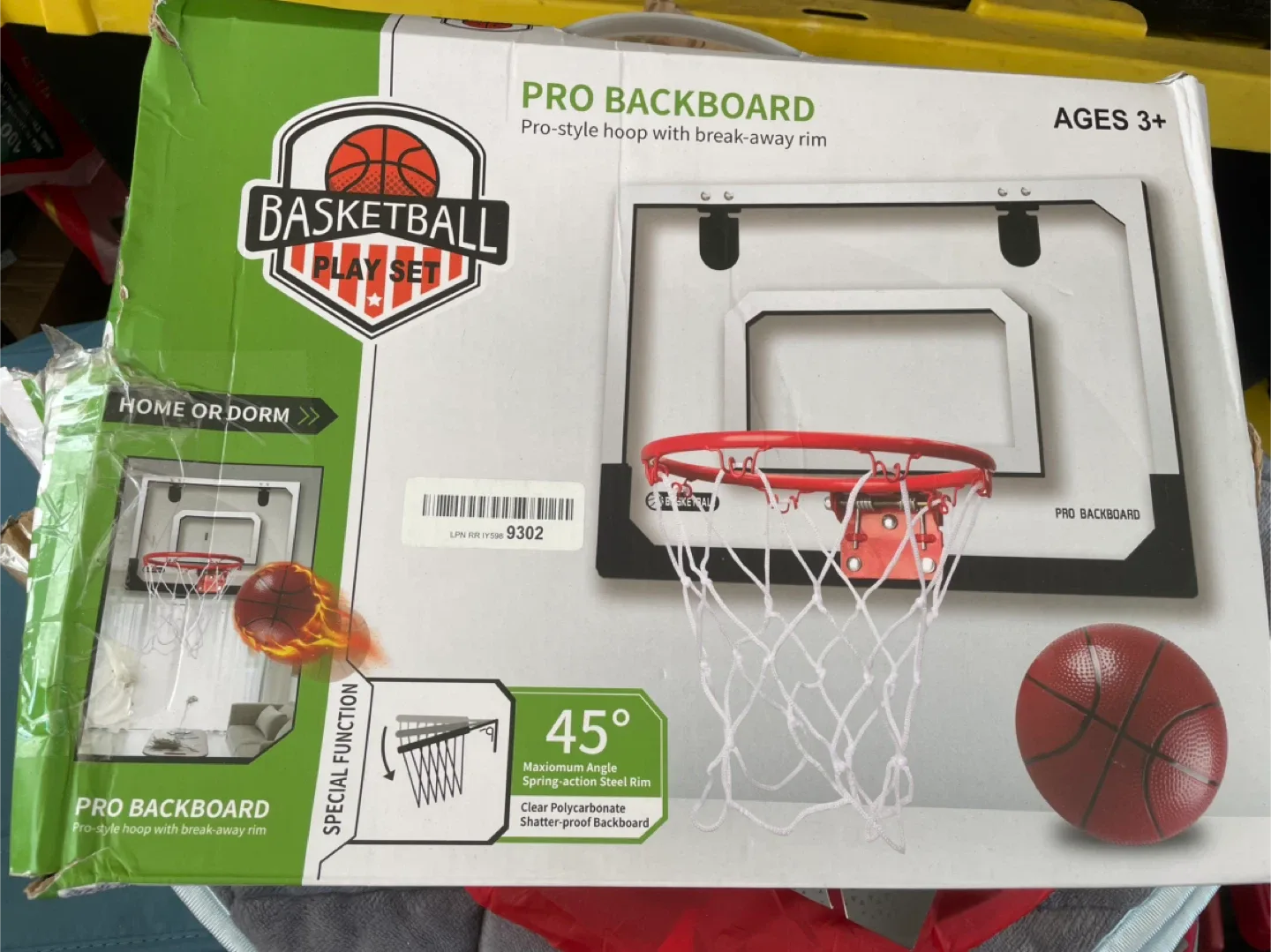 BRAND NEW Indoor Pro Mini Hoop Basketball Set New thumbnail