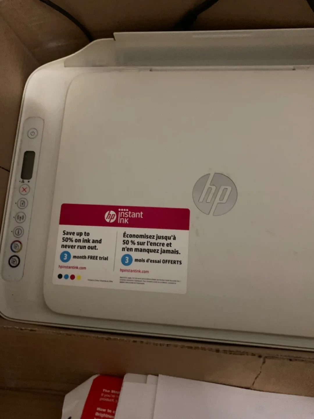 HP DeskJet Printer - White thumbnail