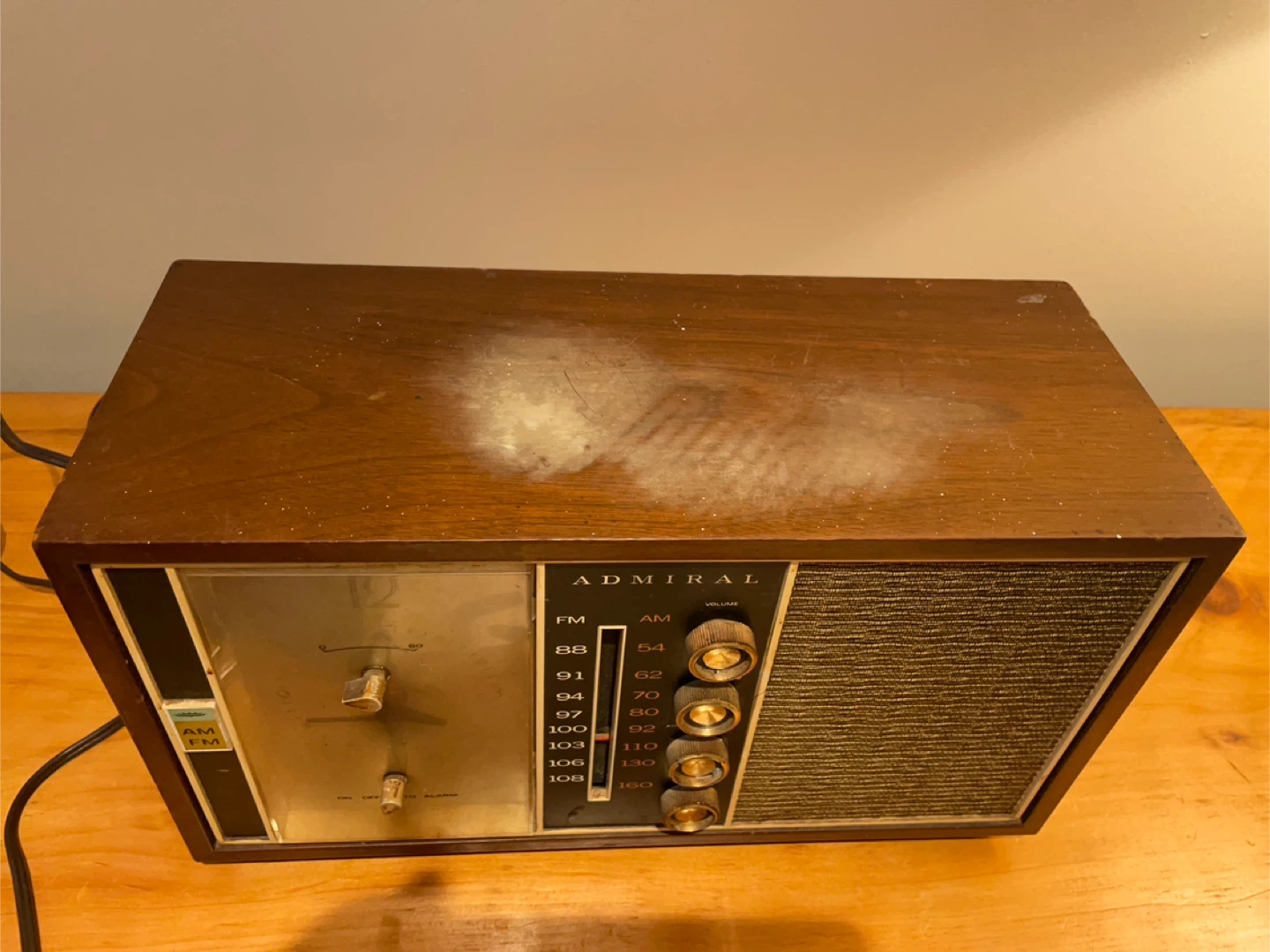 1960's Admiral Tube Radio - photo 5