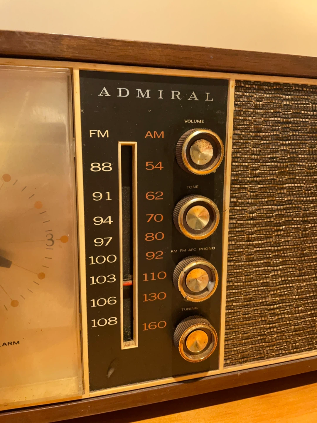 1960's Admiral Tube Radio - photo 4