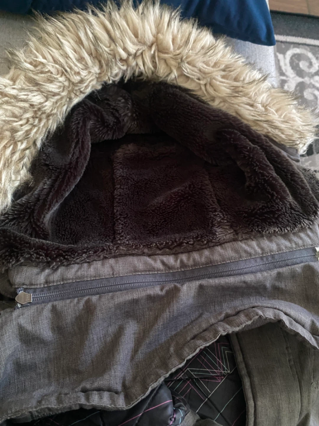 TNA Grey Winter Coat XS - photo 4