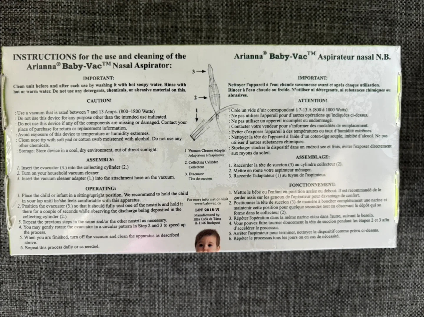 Baby-Vac Nasal Aspirator - New in Box image indicator(2)