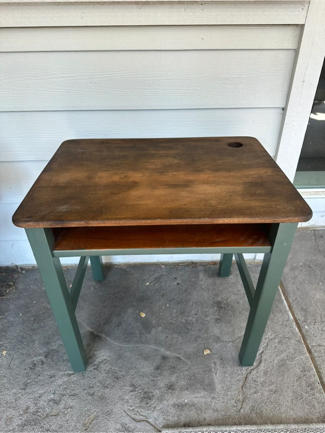 Vintage School Desk - Wood thumbnail