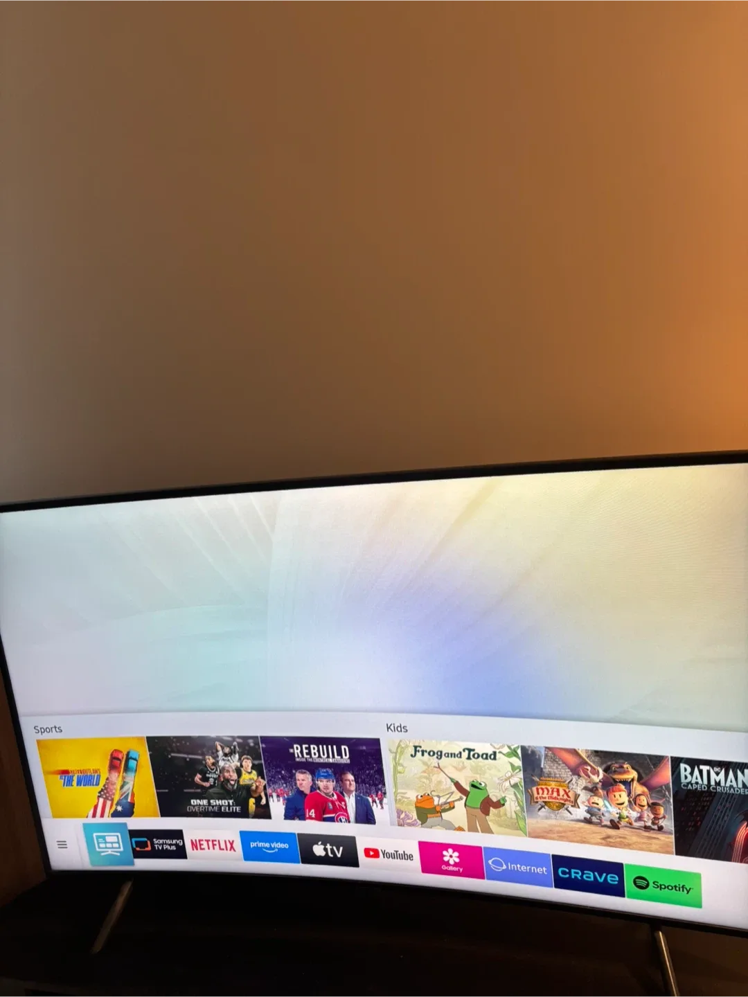 Samsung 55” 4K Curved LED TIZEN Smart TV thumbnail