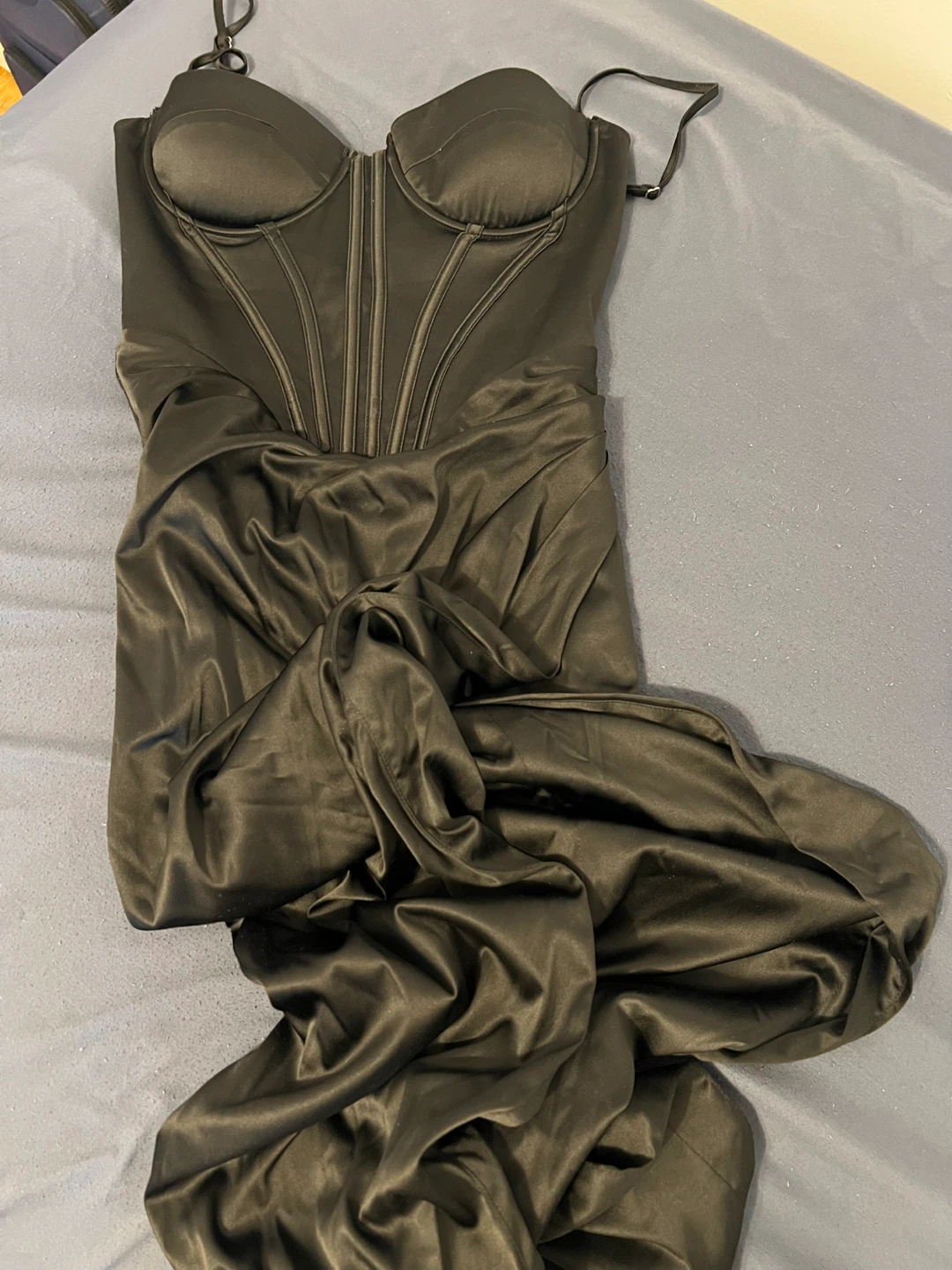 Black Corset Maxi Dress - photo 2