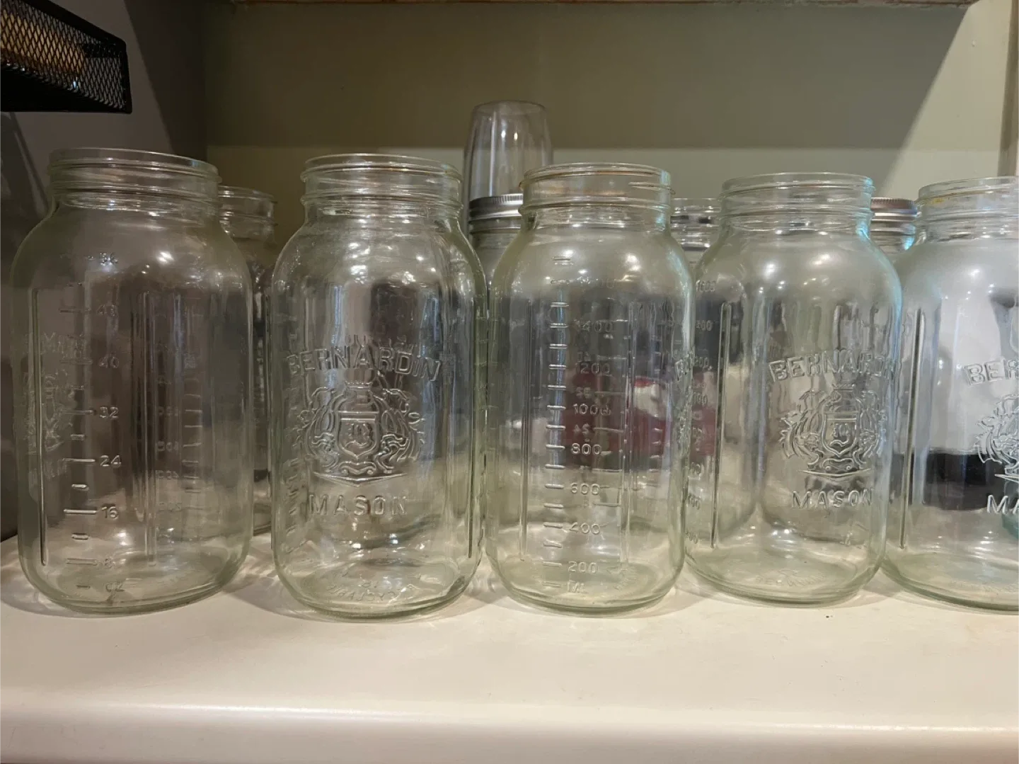 1.89L mason jars
