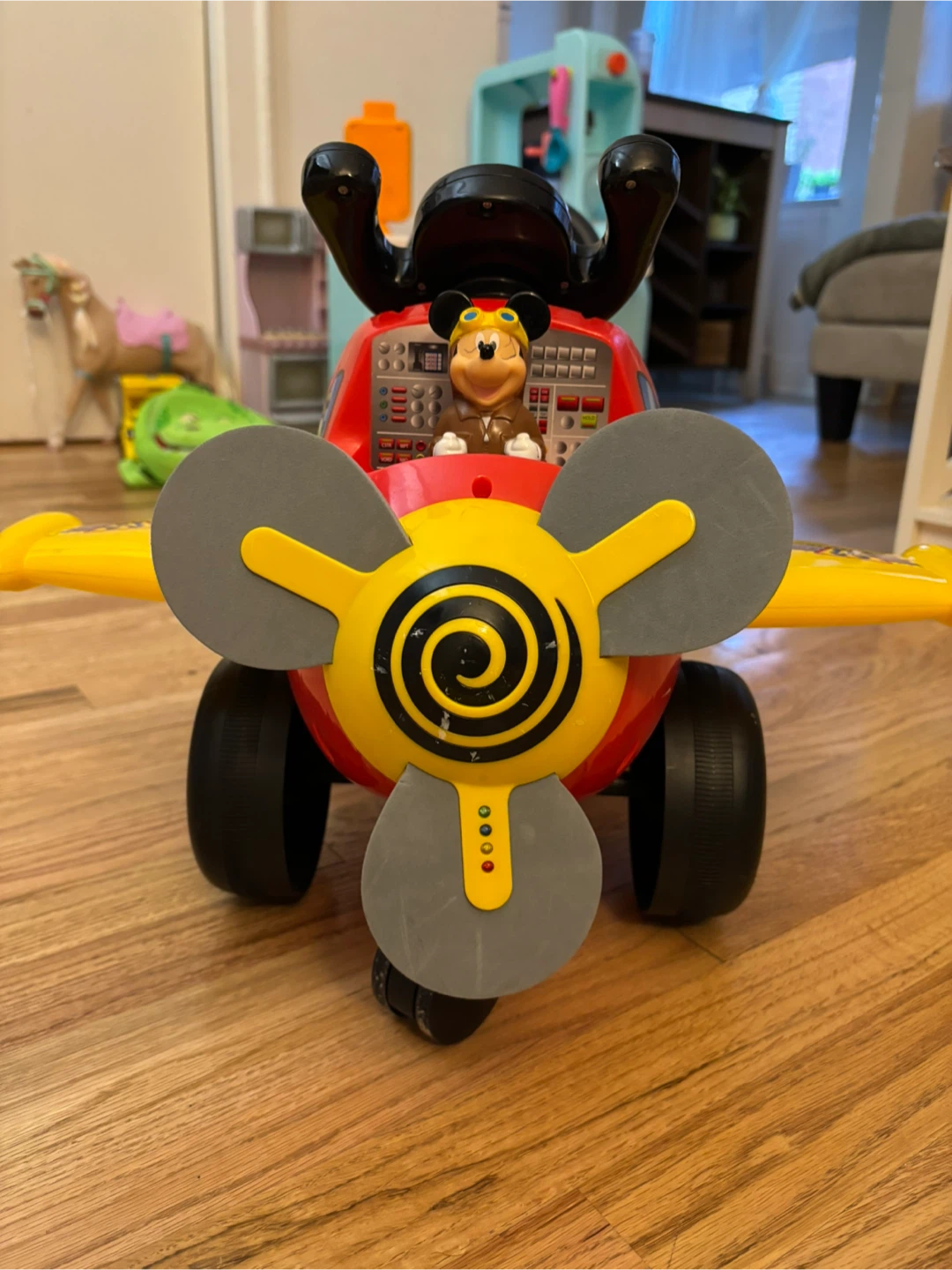 Disney Mickey Mouse Airplane Ride-On Toy