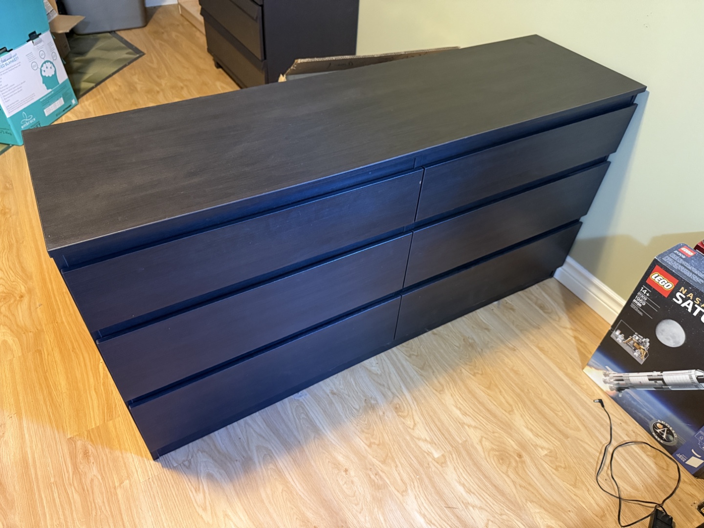 IKEA Malm Black-Brown 6-Drawer Dresser - photo 2