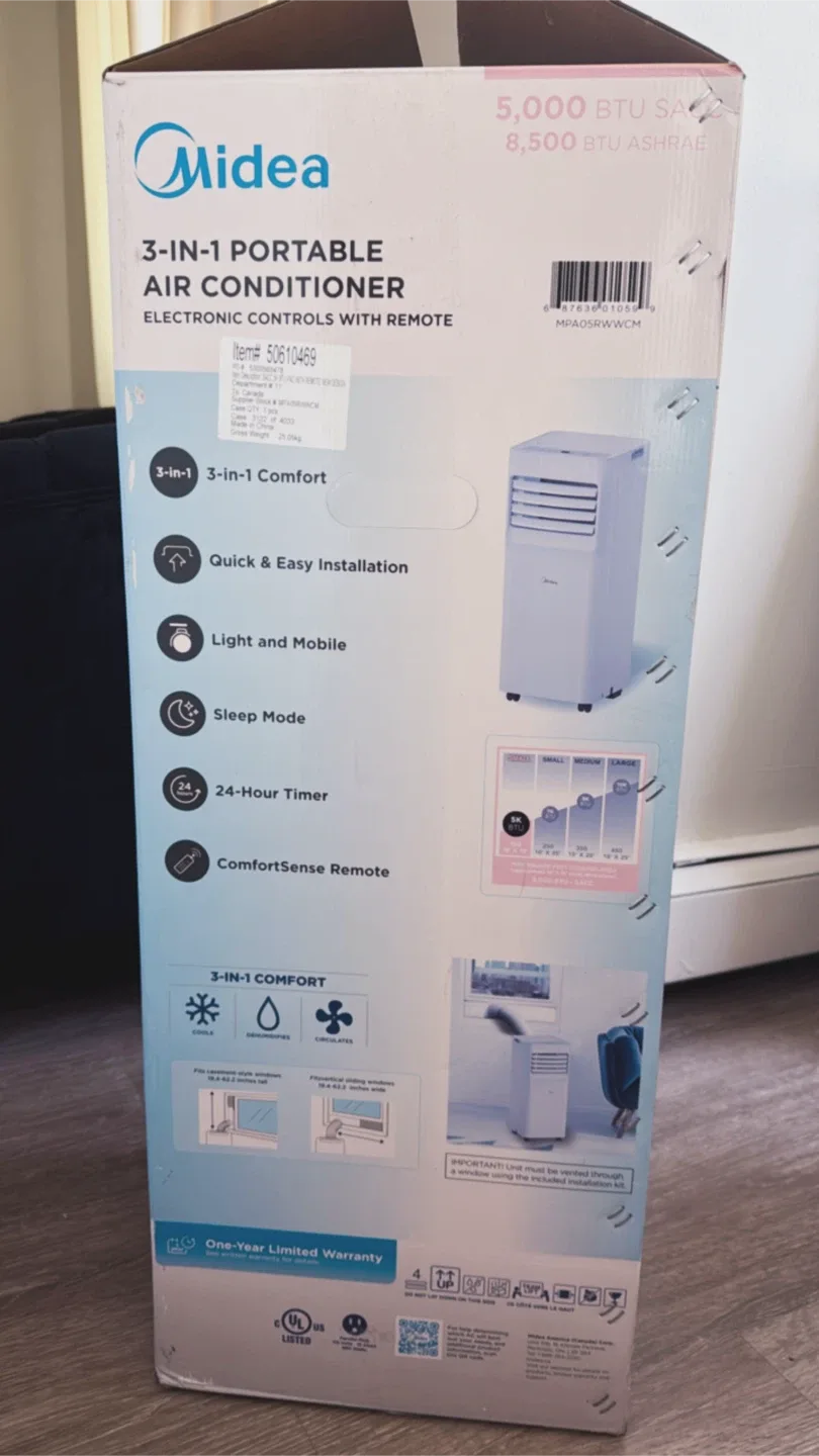 Midea 3-in-1 Portable Air Conditioner image indicator(2)