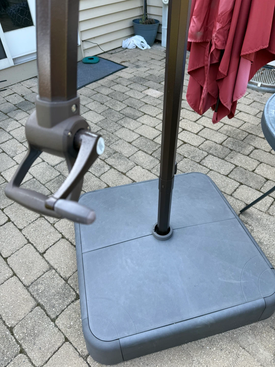 Patio Umbrella - Burgundy - photo 2