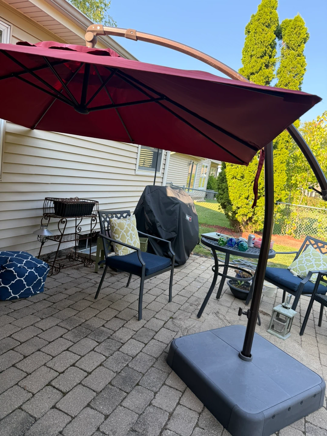 Patio Umbrella - Burgundy