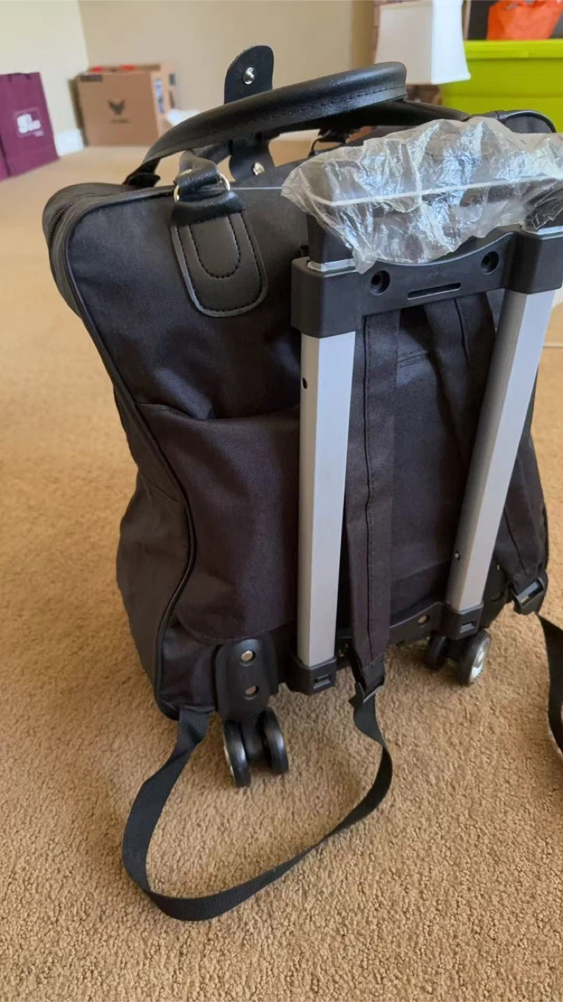 Black Rolling Backpack - photo 2