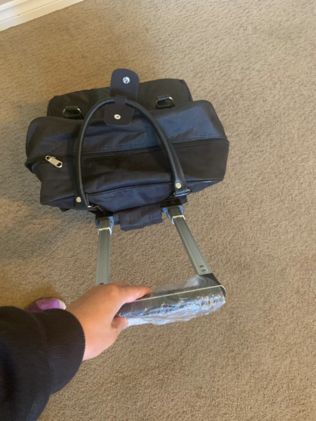 Black Rolling Backpack - photo 3