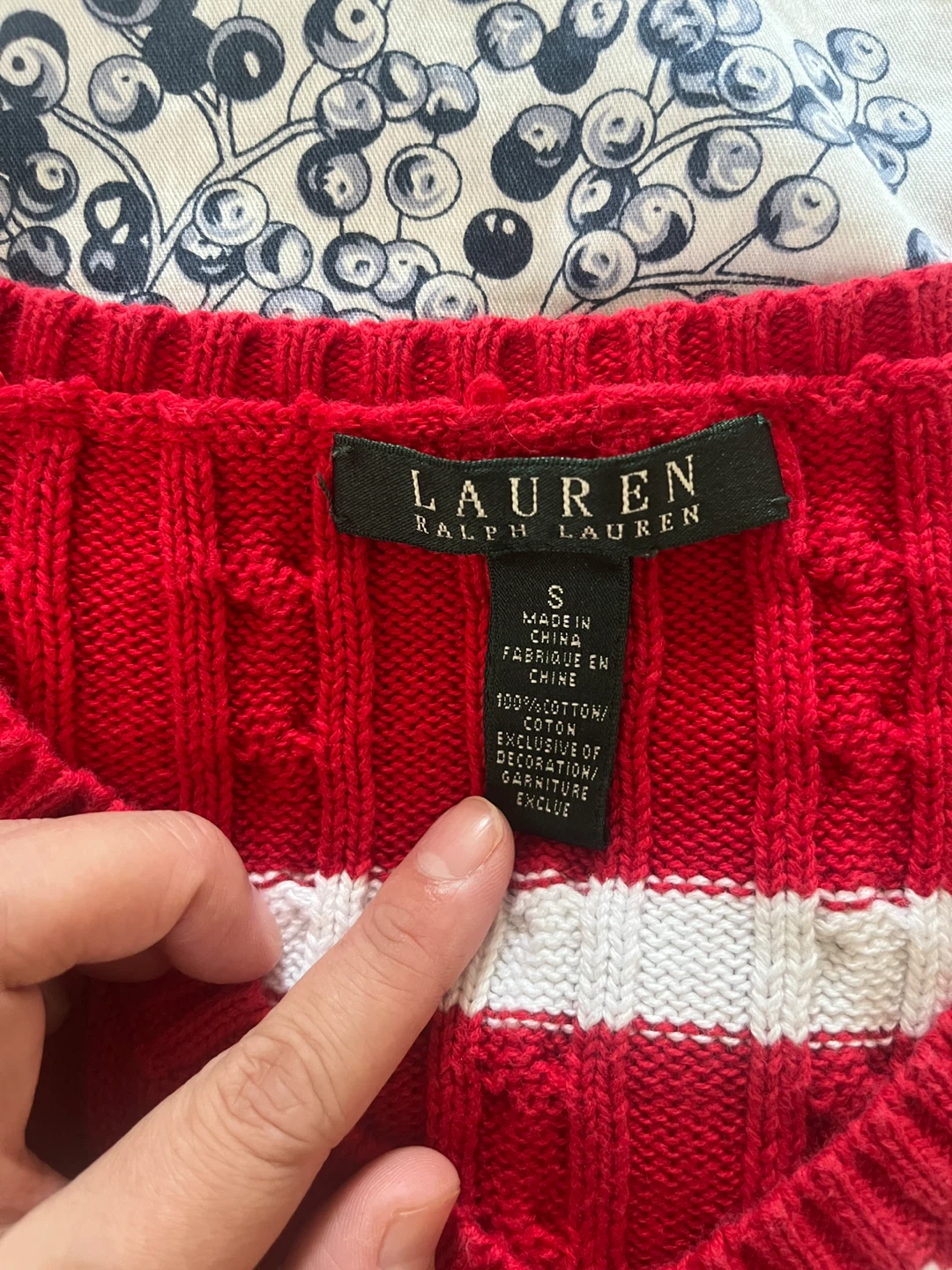 Lauren Ralph Lauren Striped Sweater - Size S - photo 2