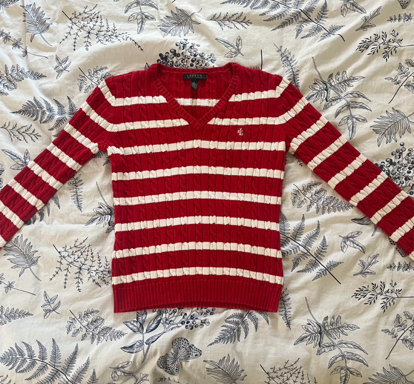 Lauren Ralph Lauren Striped Sweater - Size S