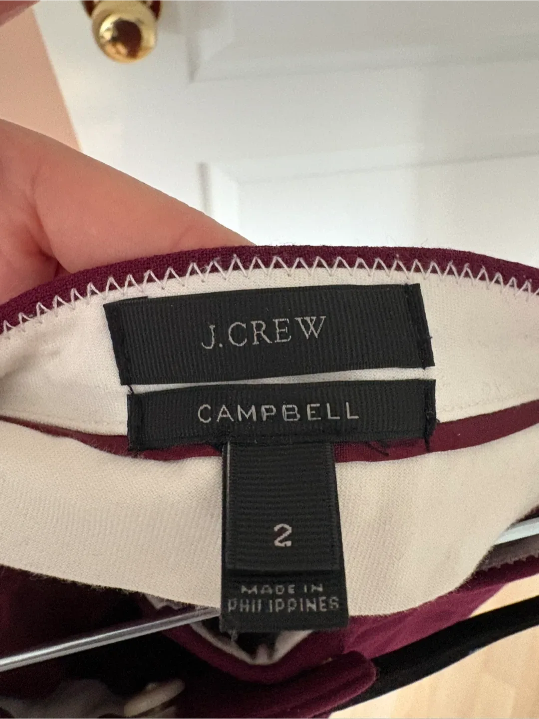 J.Crew Campbell Trouser Pants - Size 2 image indicator(4)