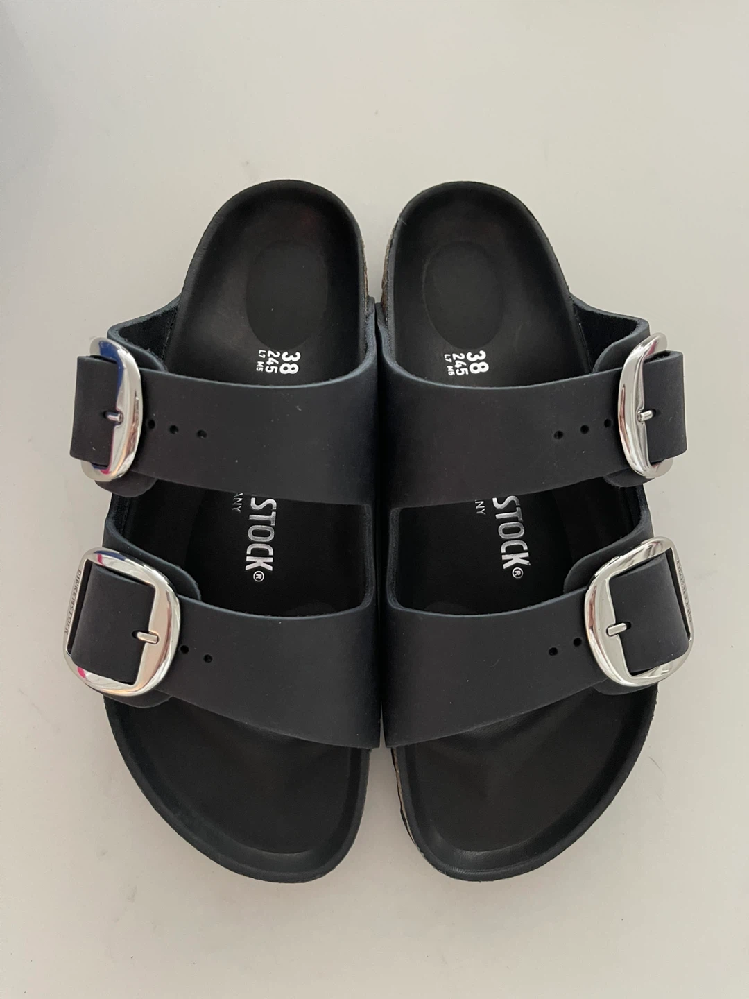 Birkenstock Arizona Big Buckle Real oiled Leather Slide Sandals - photo 2