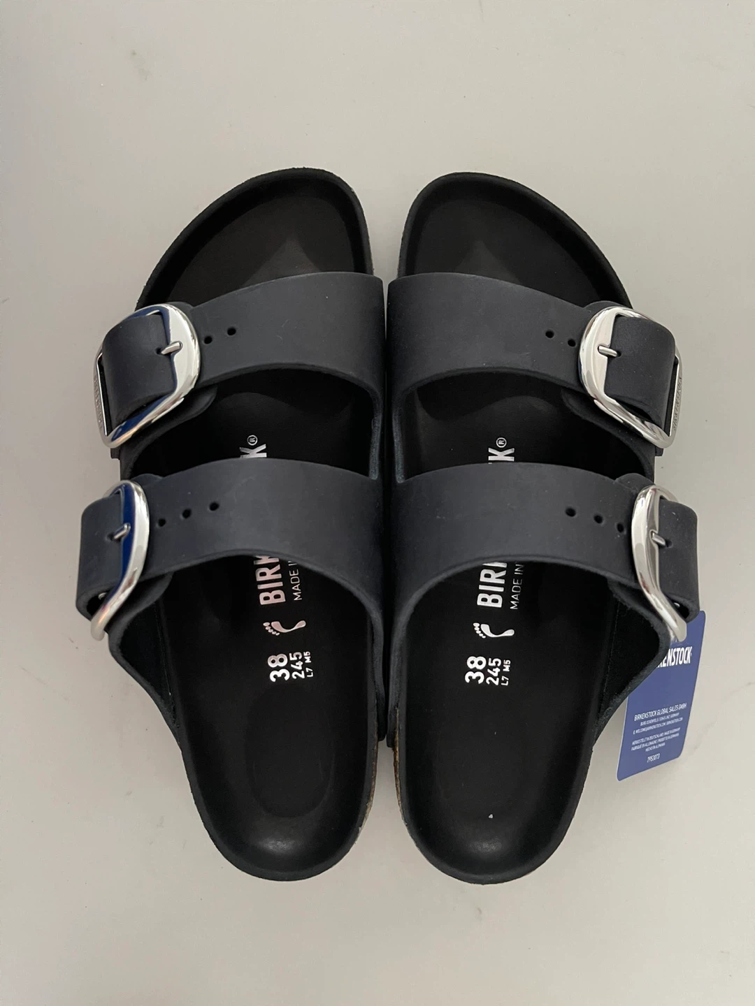Birkenstock Arizona Big Buckle Real oiled Leather Slide Sandals - photo 5