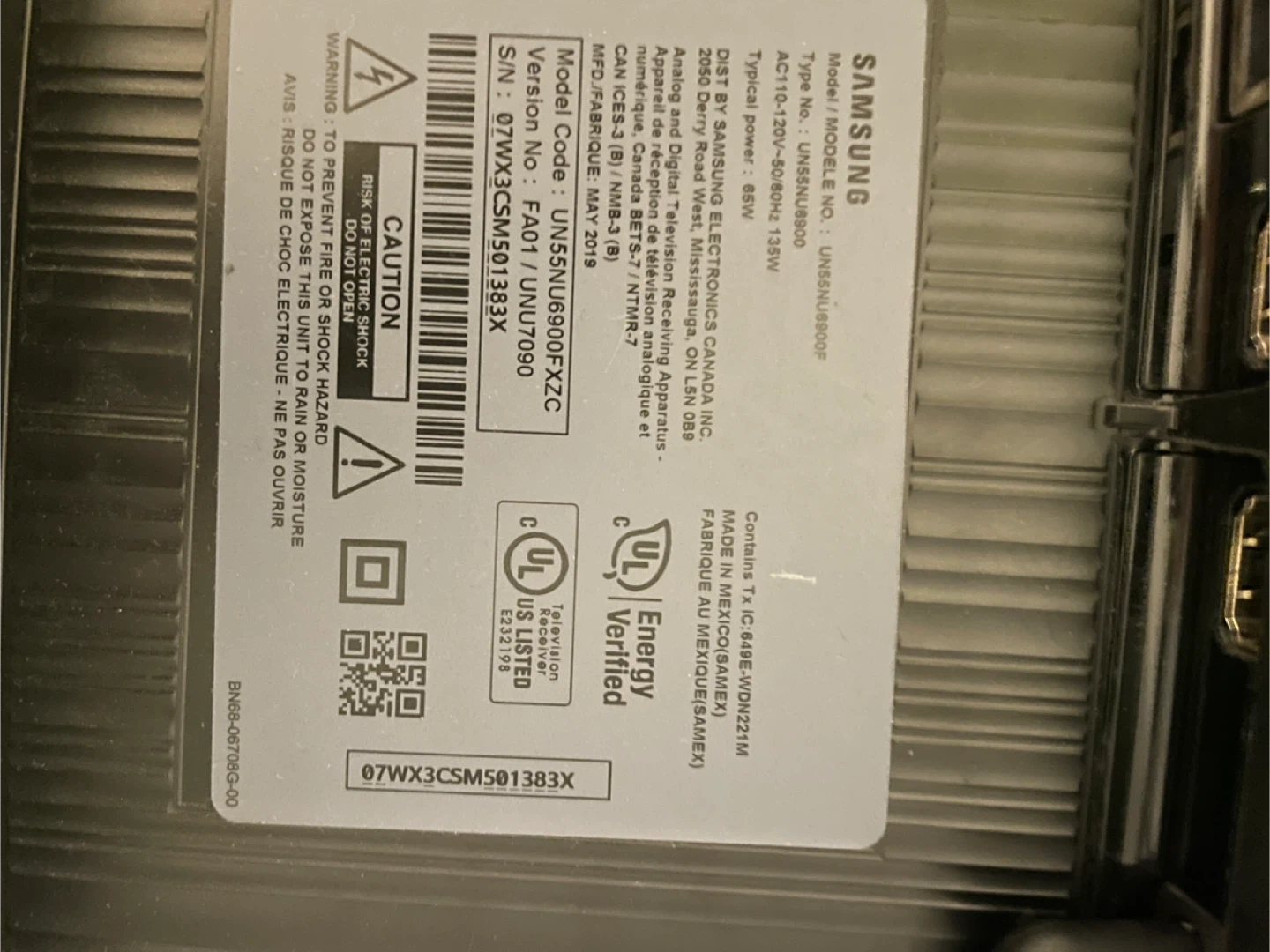 Samsung 55" 4K UHD Smart TV - UN55NU6900 - photo 3