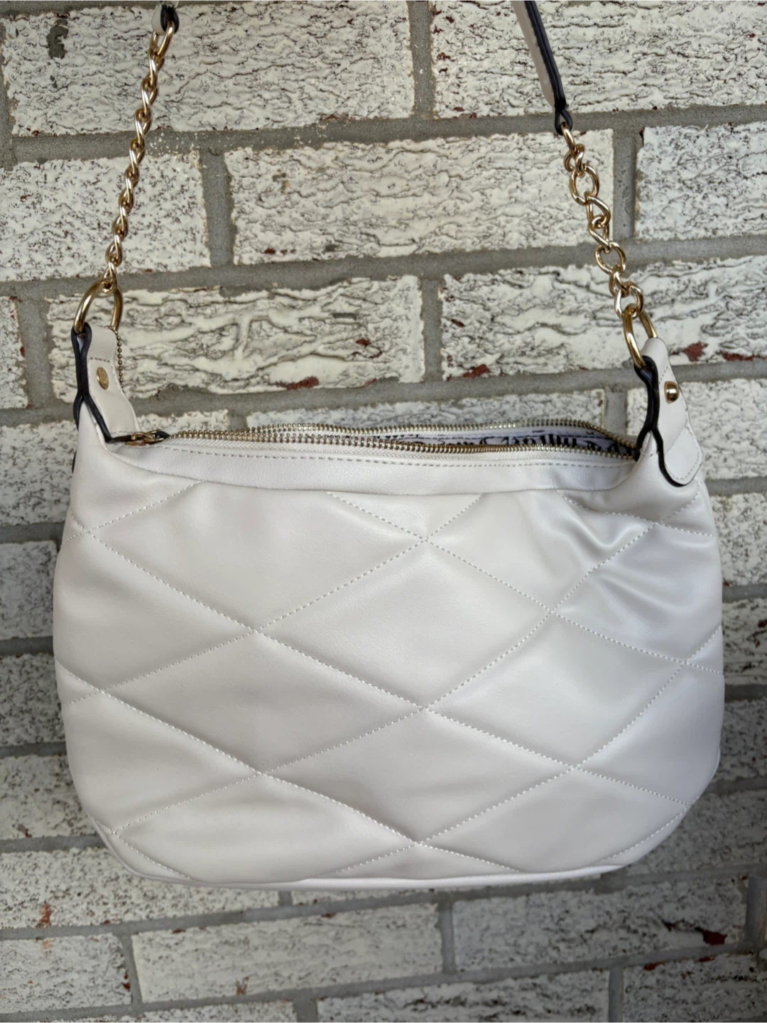 JUICY COUTURE Bag Brighter Than A Diamond Angel Hobo White - photo 3