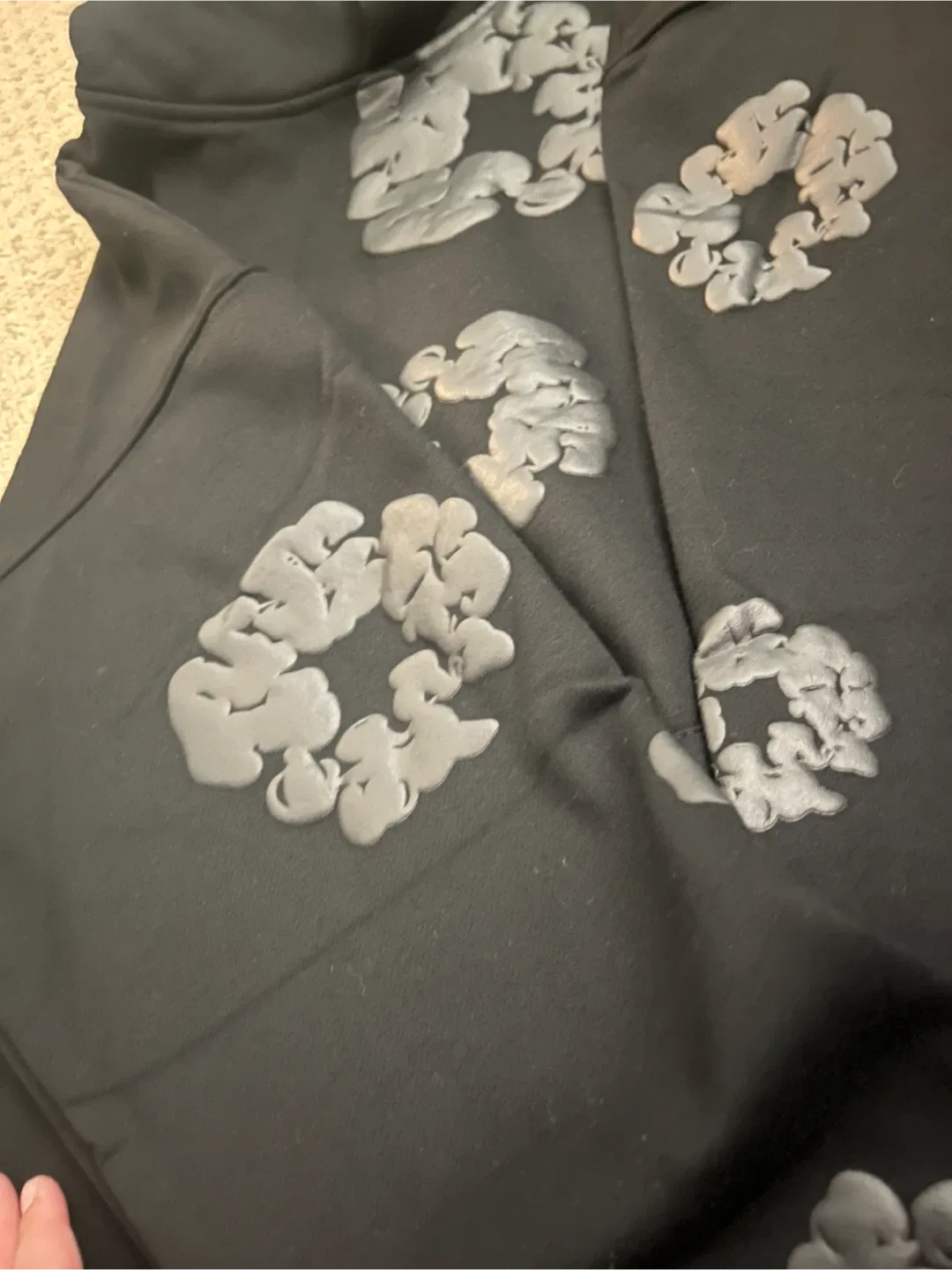 Denim Tears Black Hoodie image indicator(4)