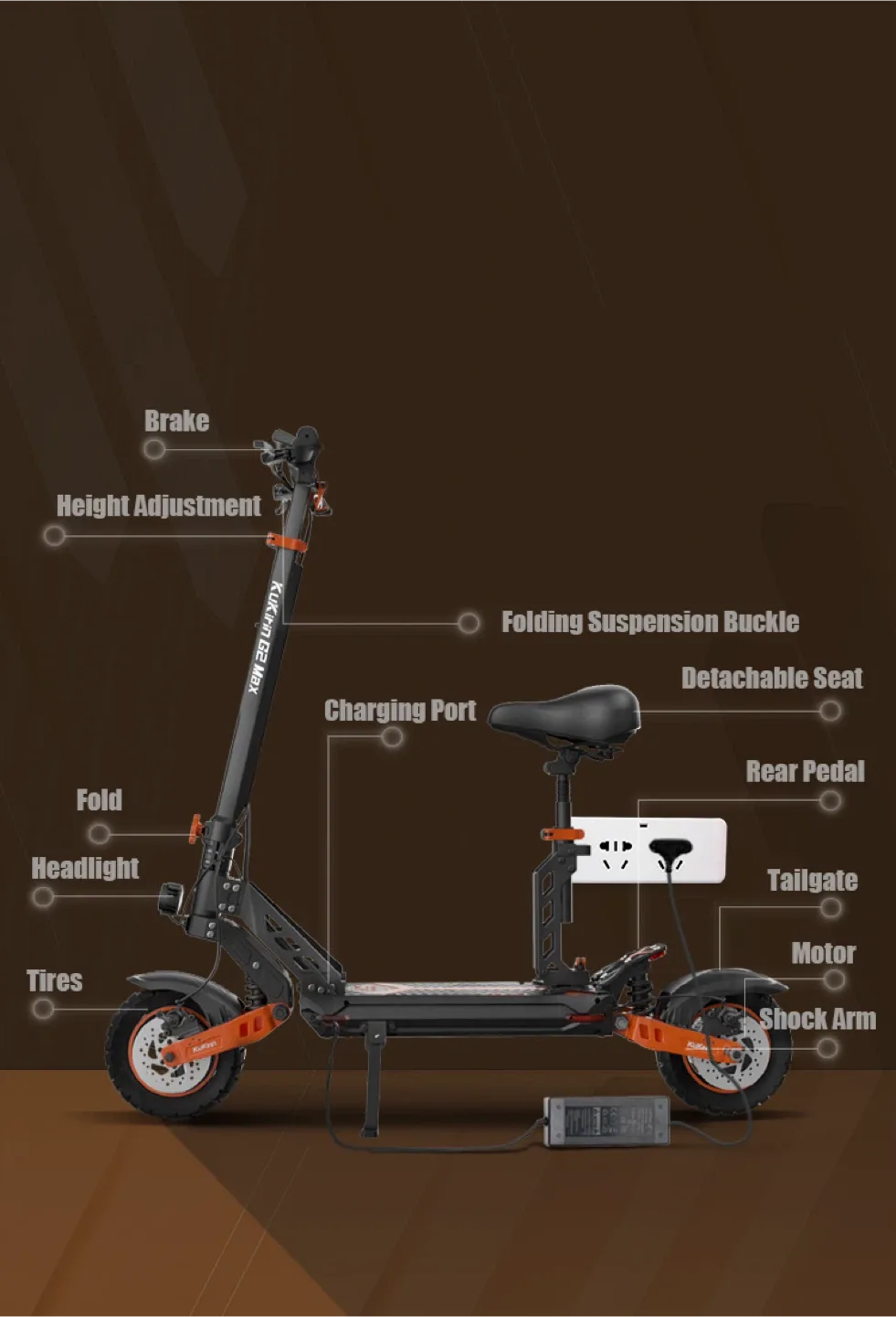 Kukirin G2 Electric Scooter (Brand New in Box) image indicator(2)