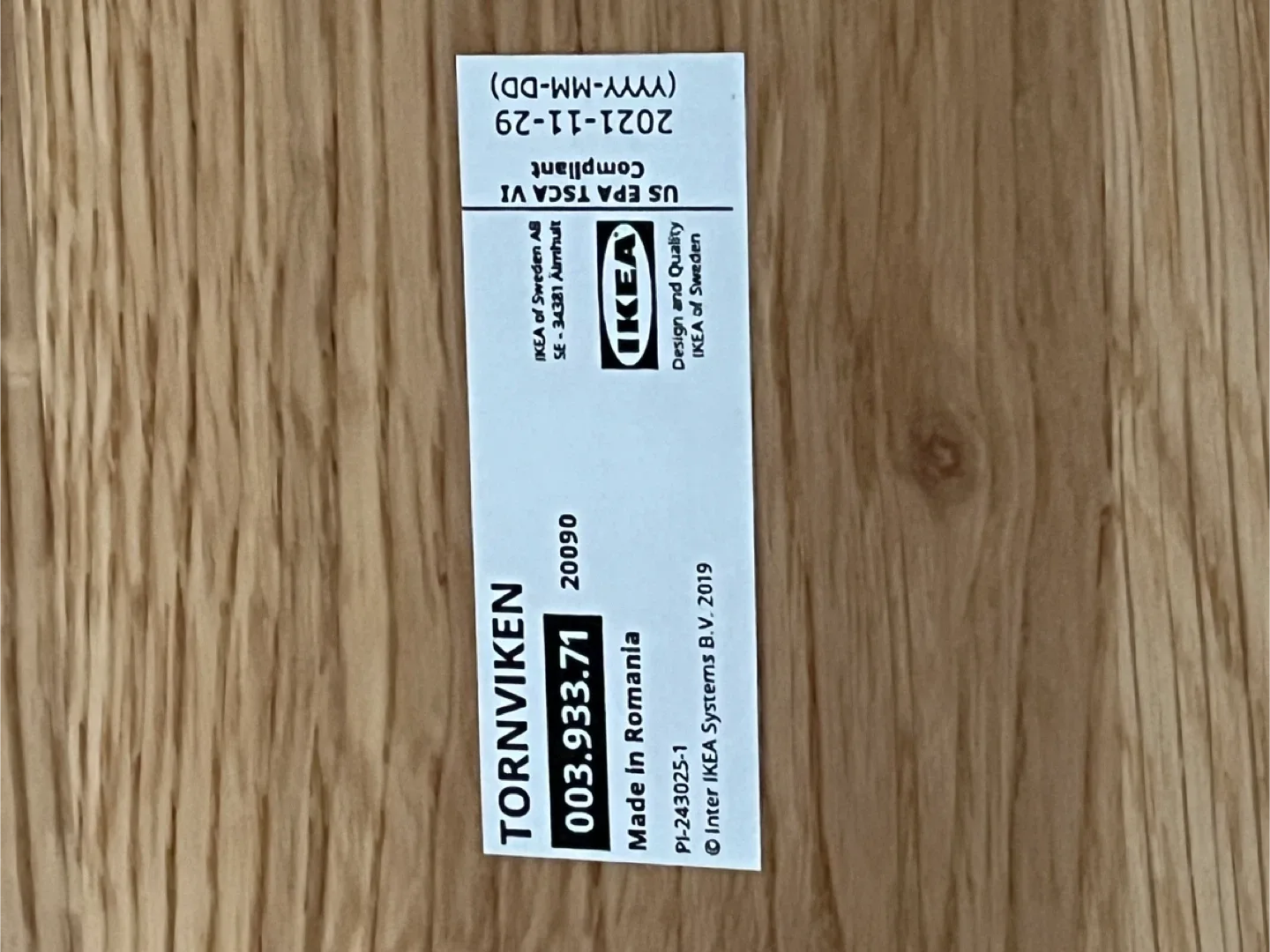 IKEA TORNVIKEN Kitchen Cart off-white/oak image indicator(7)