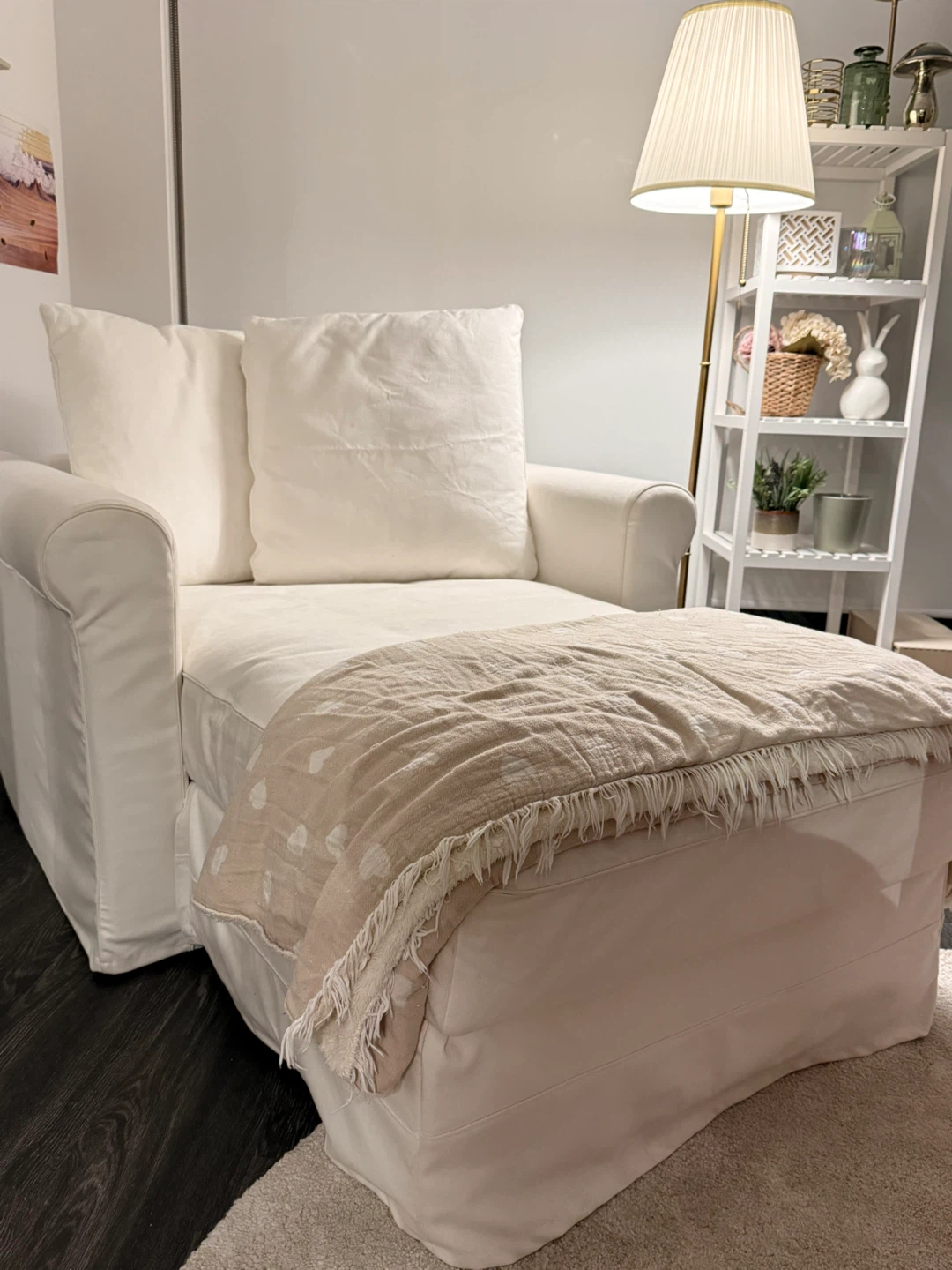 IKEA Härlanda Chaise Lounge - White