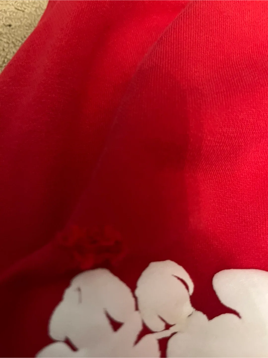 Denim Tears Red Sweatpants Size M image indicator(5)